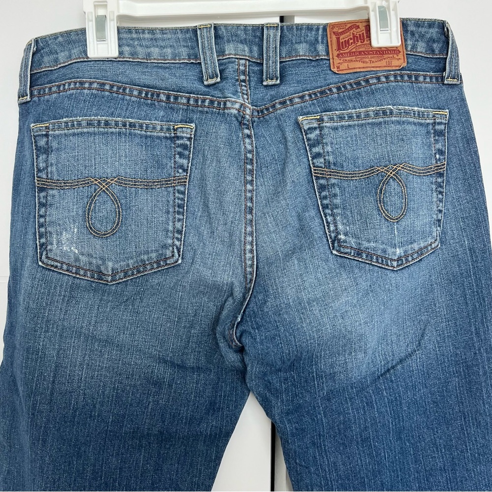 Lucky Brand “Dungarees” Lola Straight Jean